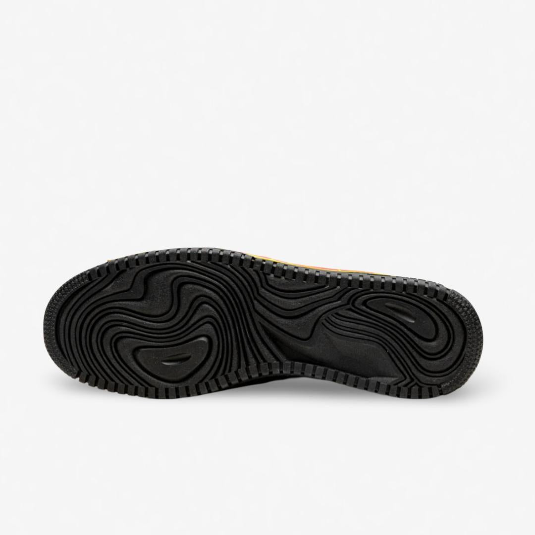 MSCHF TAP3 AF1 Air Force 1 Low 'Black Tape' (2022) [MSCHF-007] Athletic Basketball Casual Fashion Sports Sneakers in Black / Yellow / Red for Unisex Adult Mens - AVBL MRKT (5)