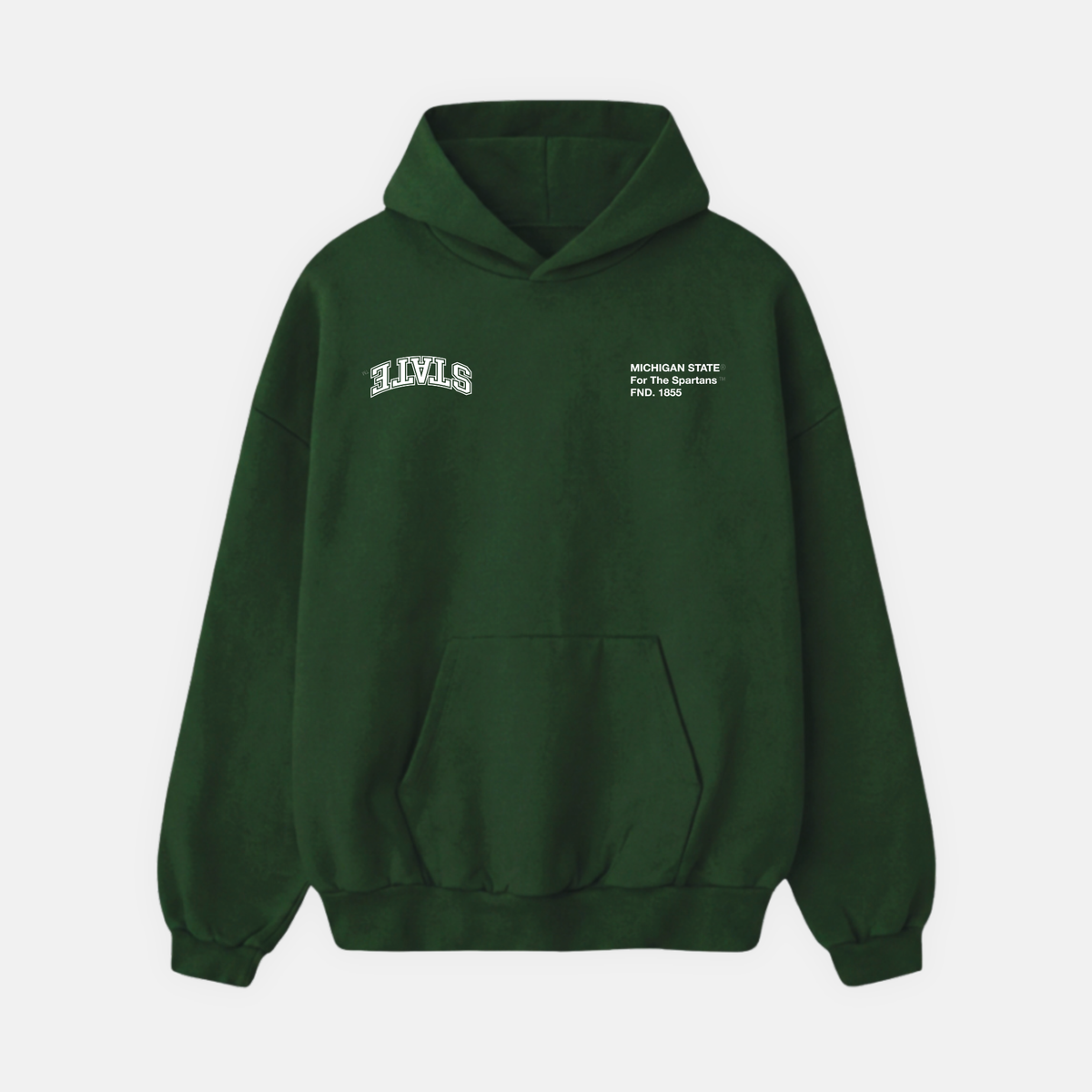 Michigan State x UPSIDE Hoodie - AVBL MRKT (1)