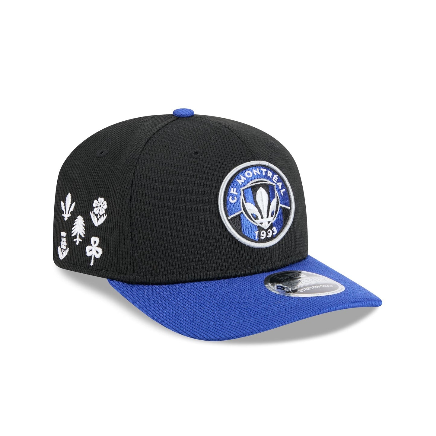 New Era CF Montréal 2025 Jersey Hook 9SEVENTY Stretch-Snap Hat - AVBL MRKT (1)