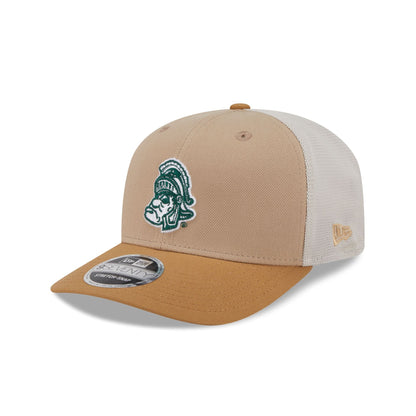 New Era Michigan State Spartans College Vault Stone 9SEVENTY Trucker Hat - AVBL MRKT (1)