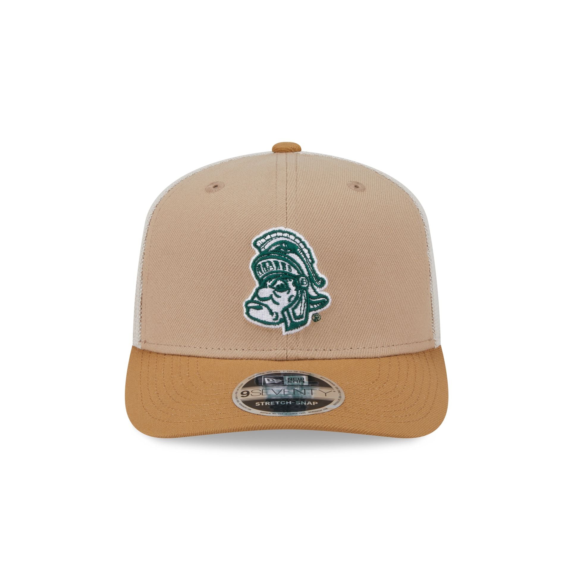 New Era Michigan State Spartans College Vault Stone 9SEVENTY Trucker Hat - AVBL MRKT (2)