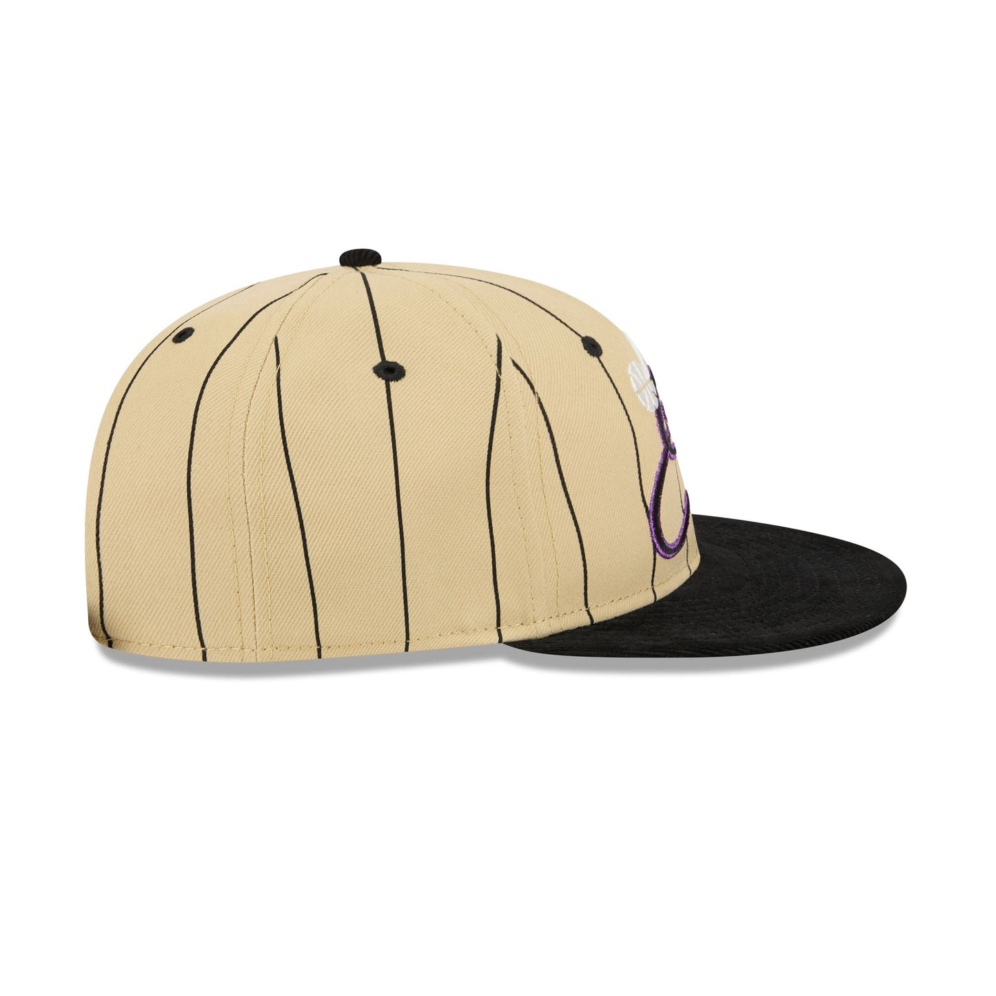 New Era Utah Jazz Pinstripe Script Retro Crown 9FIFTY Adjustable Hat - AVBL MRKT (5)