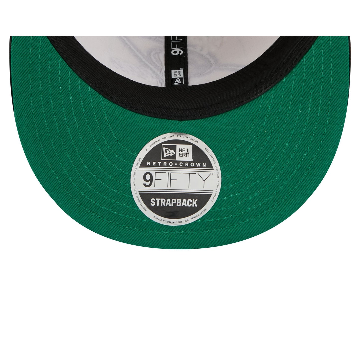 New Era Utah Jazz Pinstripe Script Retro Crown 9FIFTY Adjustable Hat - AVBL MRKT (7)