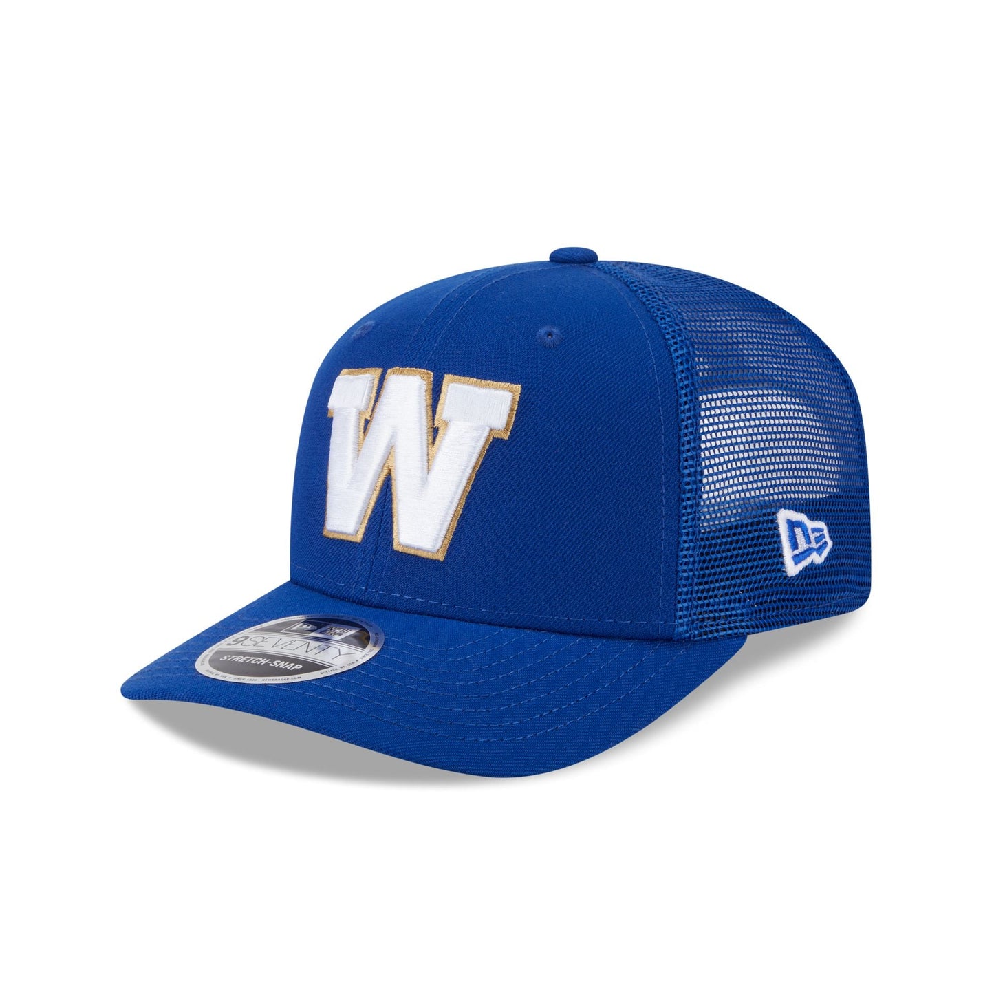 New Era Winnipeg Blue Bombers Simple 9SEVENTY Trucker Hat - AVBL MRKT (1)