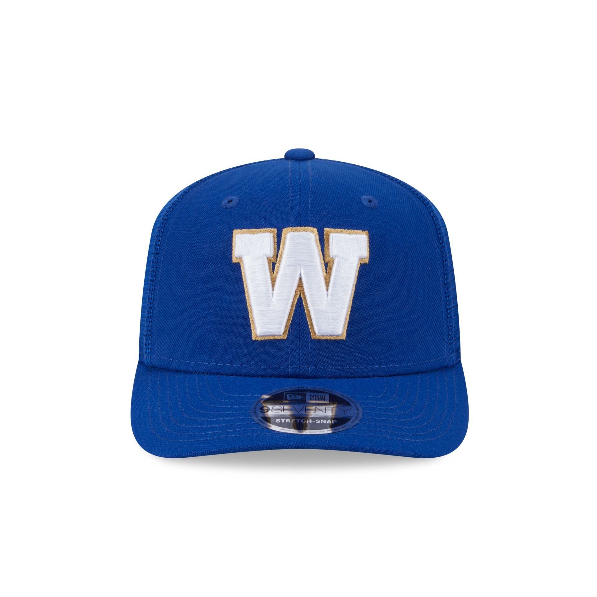 New Era Winnipeg Blue Bombers Simple 9SEVENTY Trucker Hat - AVBL MRKT (2)