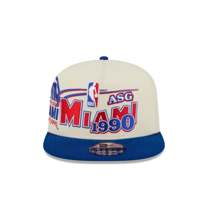 New Era x NBA x Miami Heat Hardwood Classics 1990 All-Star Game 9FIFTY A-Frame Snapback Hat - AVBL MRKT (2)