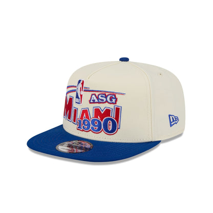 New Era x NBA x Miami Heat Hardwood Classics 1990 All-Star Game 9FIFTY A-Frame Snapback Hat - AVBL MRKT (3)