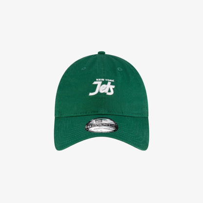 New Era x NFL New York Jets Washed Script 9TWENTY Adjustable Hat Green Casual Fashion Headwear for Unisex Adult Mens Womens Kids GS Youth Hypebeast - AVBL MRKT (2)