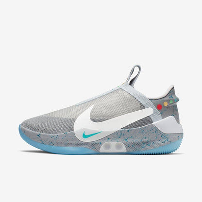 Nike Adapt BB 'Air Mag' (US Charger) (2018) [AO2582-002] Athletic Basketball Sports Sneakers in Wolf Grey / Multi-Color for Unisex Adult Mens - AVBL MRKT (2)