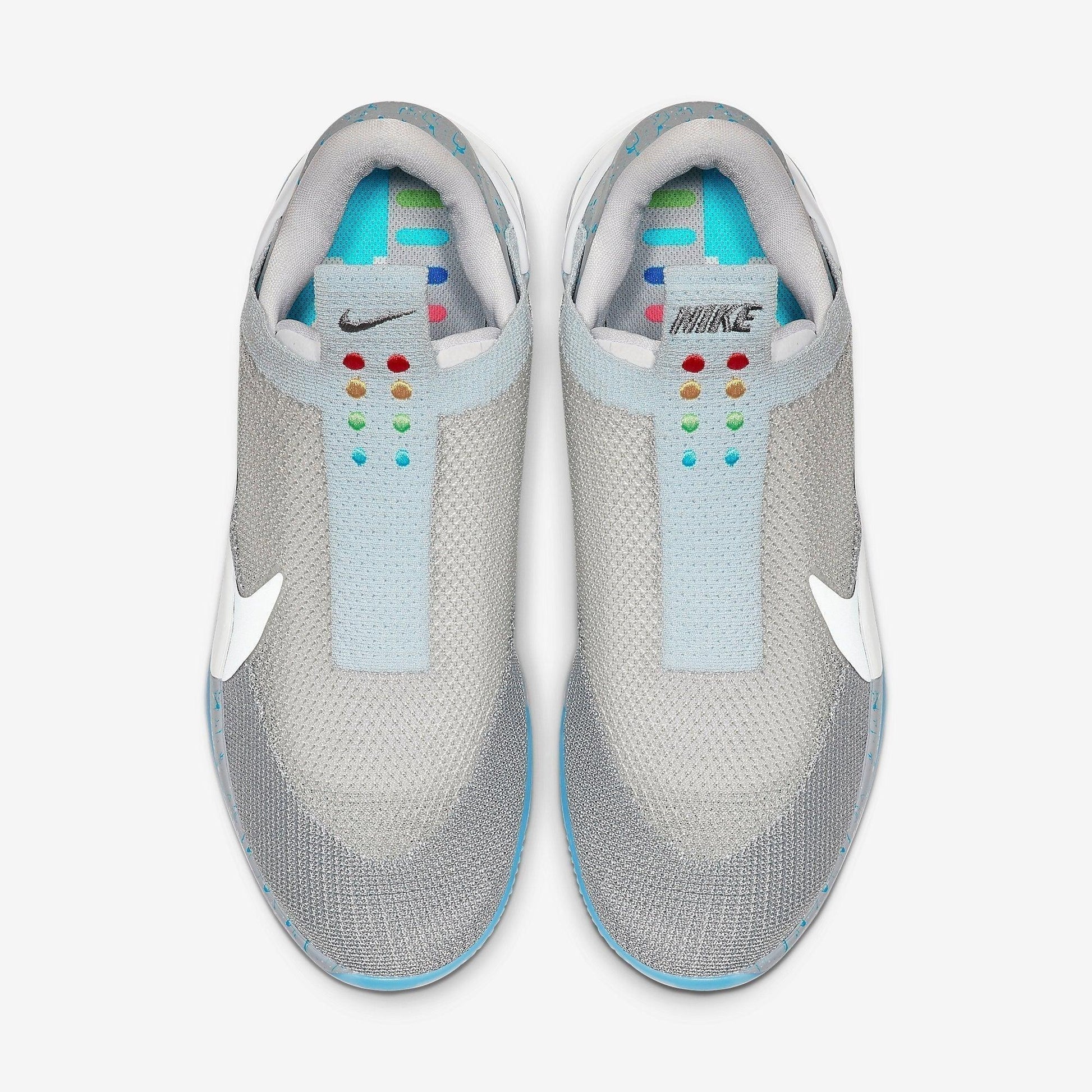 Nike Adapt BB 'Air Mag' (US Charger) (2018) [AO2582-002] Athletic Basketball Sports Sneakers in Wolf Grey / Multi-Color for Unisex Adult Mens - AVBL MRKT (5)