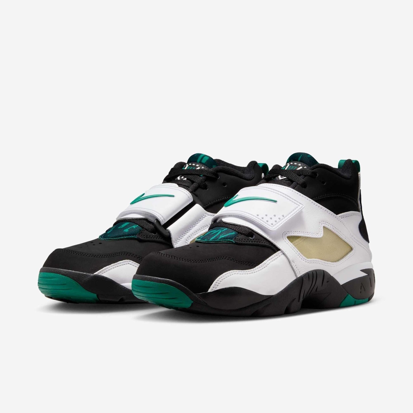 Nike Air Diamond Turf 93 'Emerald' (2025) [IB2240-001] Athletic Training Casual Fashion Sneakers in Black / Mystic Green - White for Unisex Adult Mens - AVBL MRKT (1)