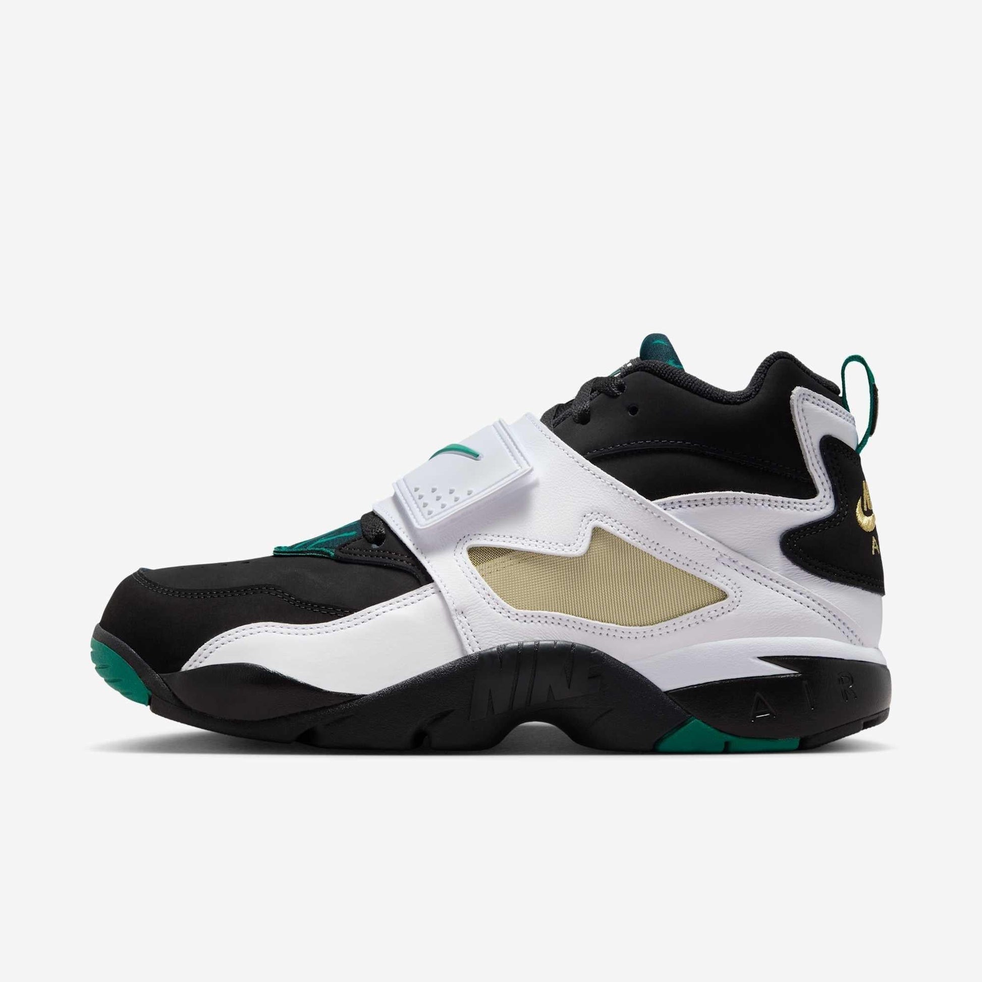 Nike Air Diamond Turf 93 'Emerald' (2025) [IB2240-001] Athletic Training Casual Fashion Sneakers in Black / Mystic Green - White for Unisex Adult Mens - AVBL MRKT (2)