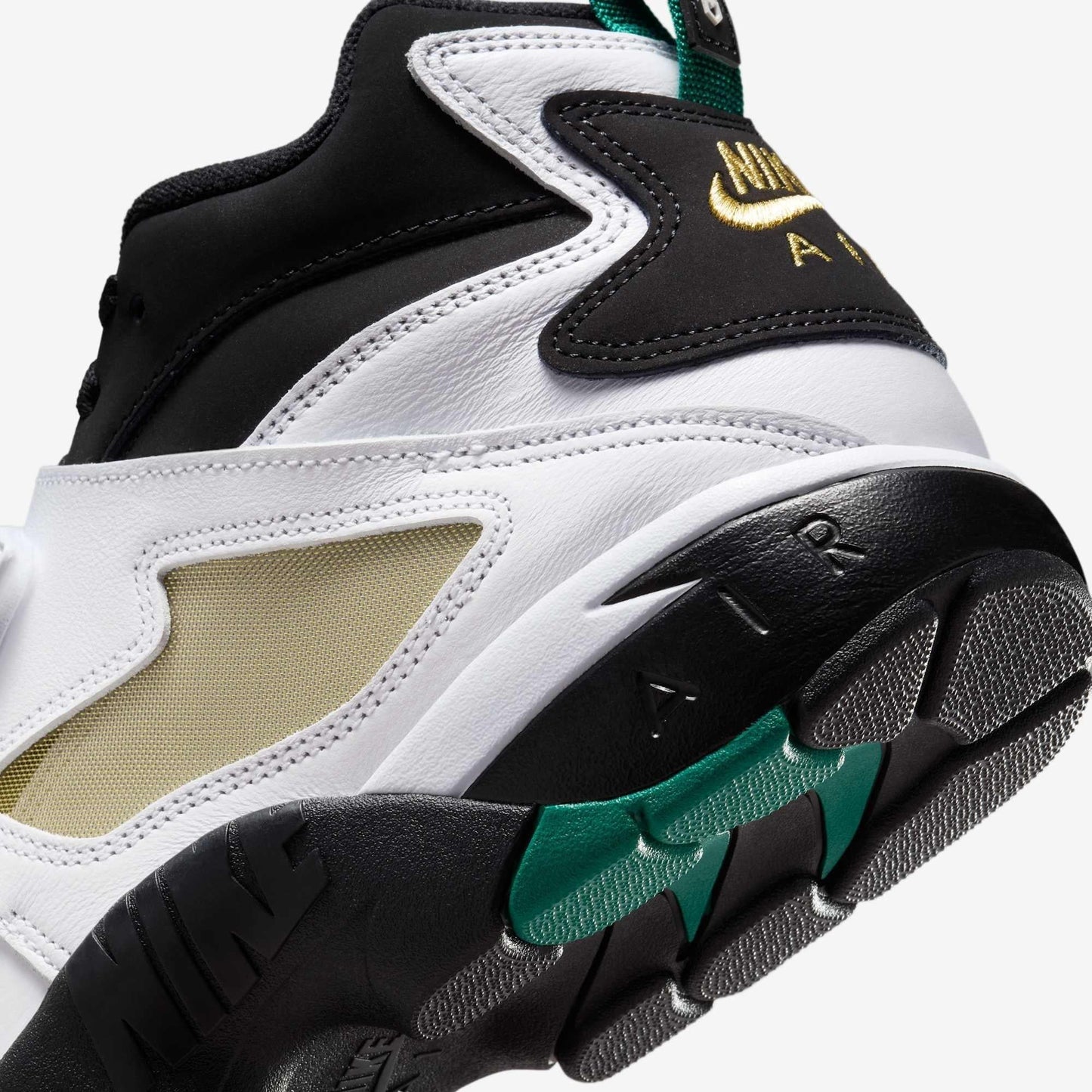 Nike Air Diamond Turf 93 'Emerald' (2025) [IB2240-001] Athletic Training Casual Fashion Sneakers in Black / Mystic Green - White for Unisex Adult Mens - AVBL MRKT (8)