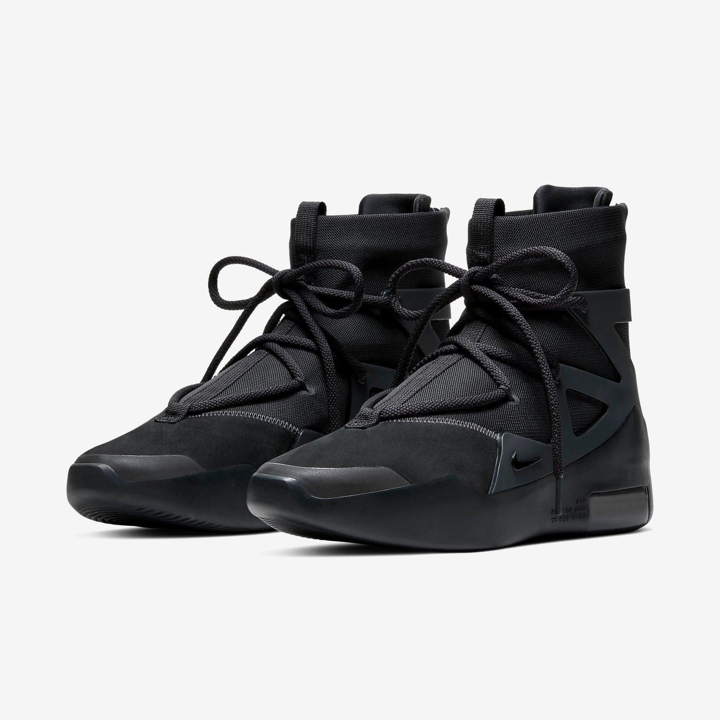 Nike Air Fear of God 1 'Triple Black' (2020) [AR4237-005] Athletic Basketball Sports Sneakers in Off Noir / Off Noir for Unisex Adult Mens - AVBL MRKT (1)