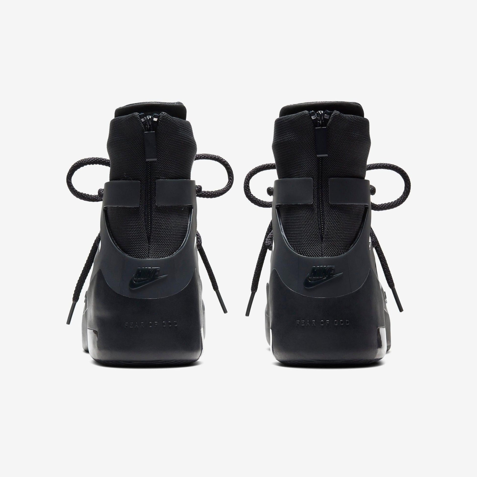 Nike Air Fear of God 1 'Triple Black' (2020) [AR4237-005] Athletic Basketball Sports Sneakers in Off Noir / Off Noir for Unisex Adult Mens - AVBL MRKT (6)
