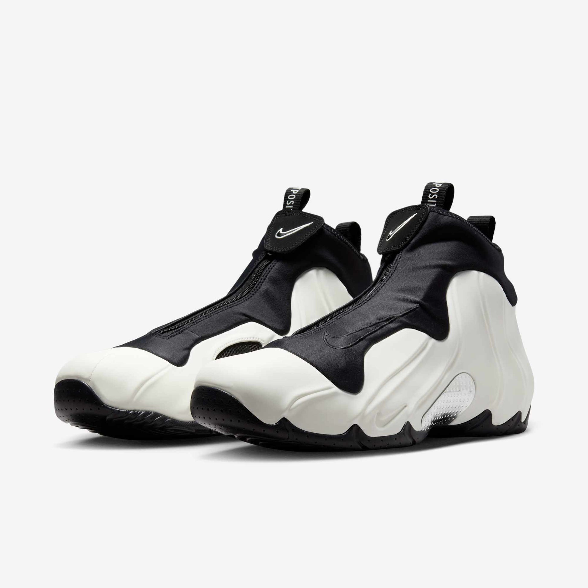 Nike Air Flightposite 'Sail' (2025) [HJ4481-100] Athletic Basketball Sports Sneakers in Sail / Black - Metallic Silver for Unisex Adult Mens - AVBL MRKT (1)