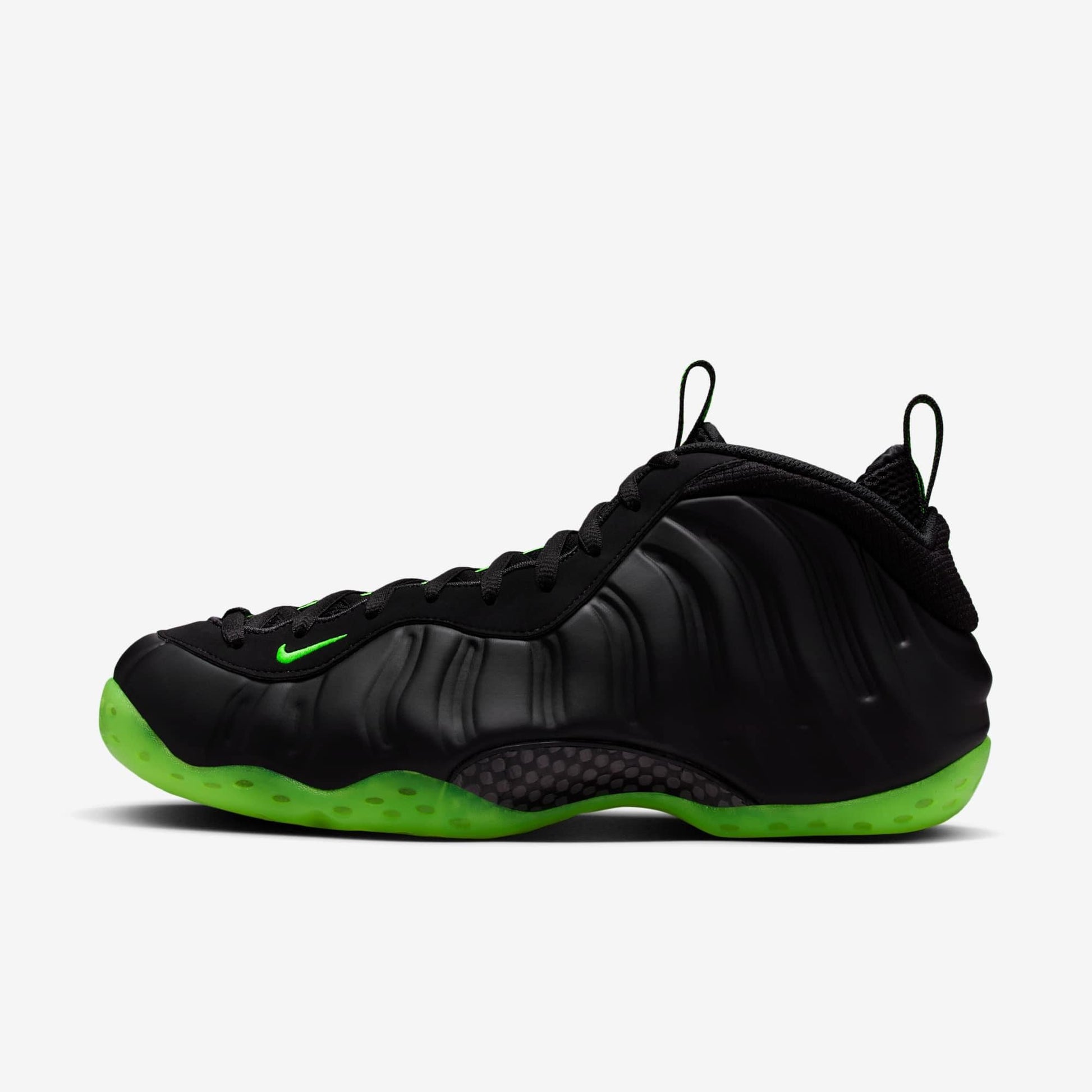 Nike Air Foamposite One 'Black / Volt Neon Green' (2025) [HF2902-001] Athletic Basketball Sports Sneakers in Black / Volt for Unisex Adult Mens - AVBL MRKT (2)