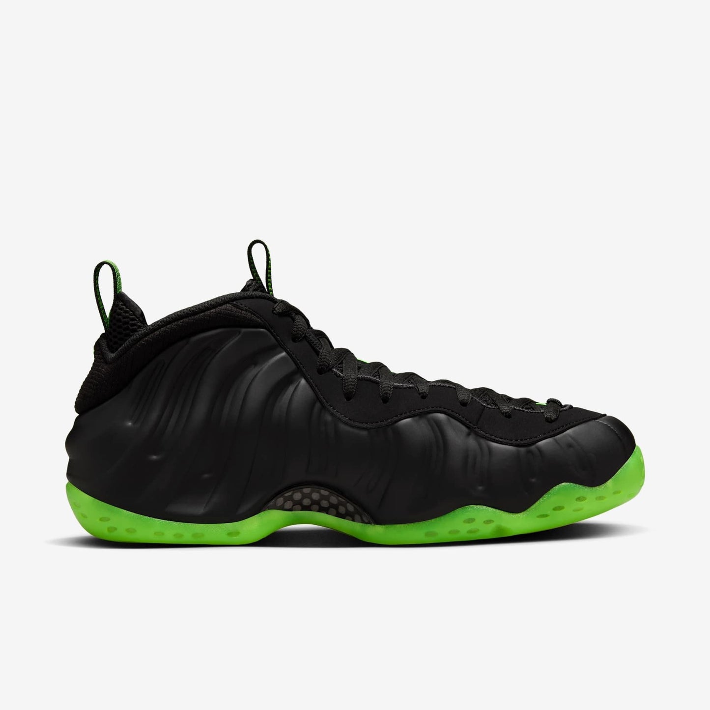 Nike Air Foamposite One 'Black / Volt Neon Green' (2025) [HF2902-001] Athletic Basketball Sports Sneakers in Black / Volt for Unisex Adult Mens - AVBL MRKT (4)