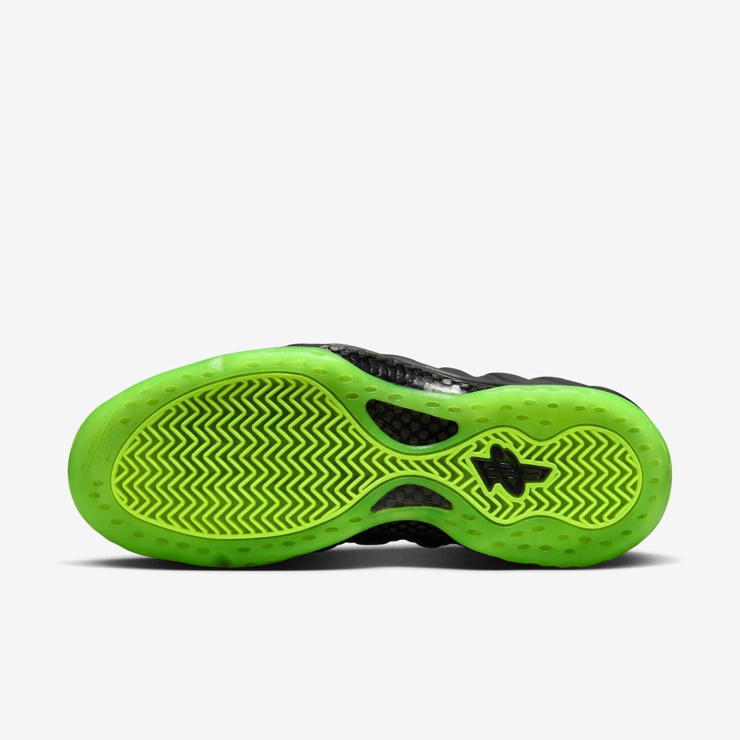 Nike Air Foamposite One 'Black / Volt Neon Green' (2025) [HF2902-001] Athletic Basketball Sports Sneakers in Black / Volt for Unisex Adult Mens - AVBL MRKT (9)