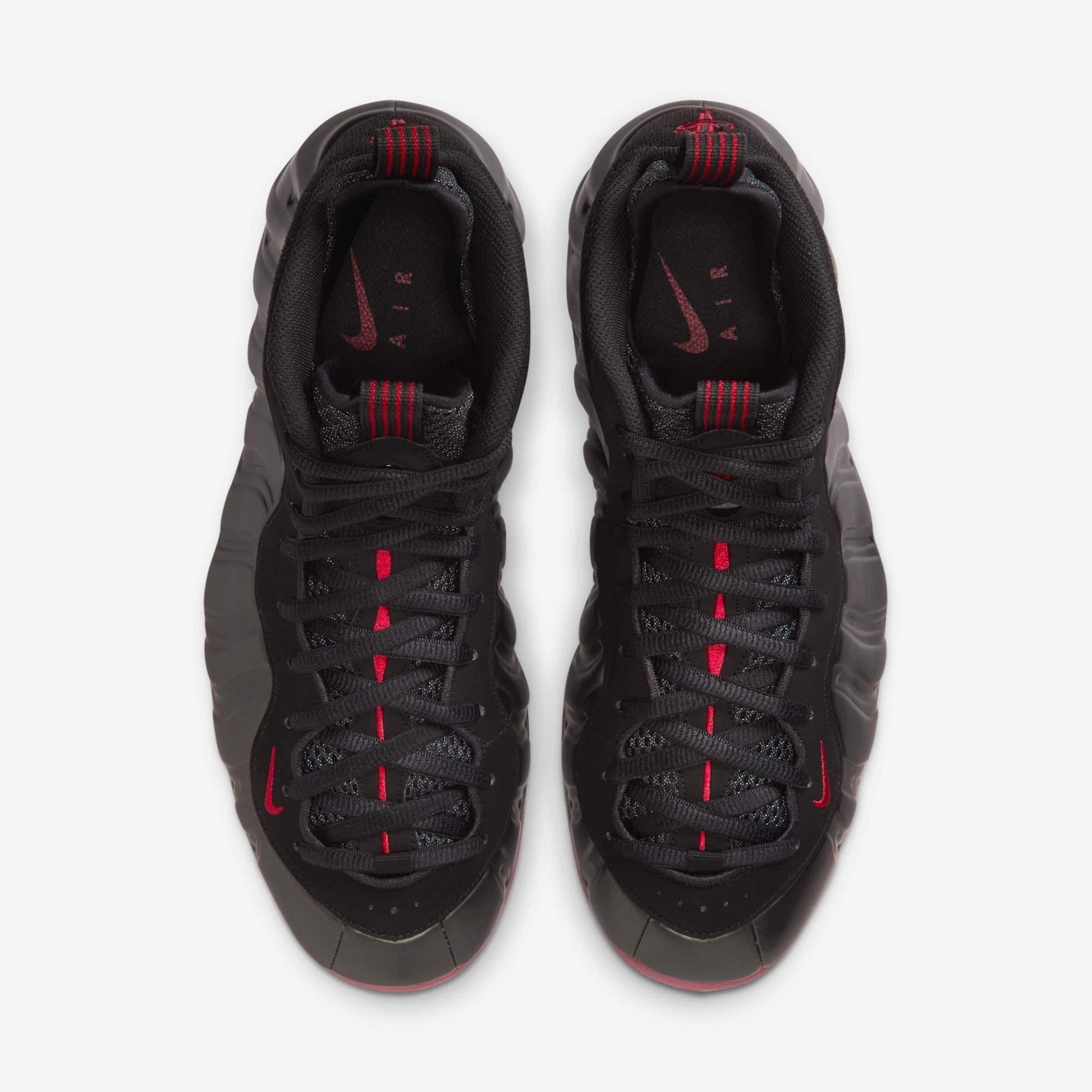 Nike Air Foamposite One 'Cough Drop / Bred' (2025) [IB2219-001] Athletic Basketball Sports Sneakers in Black / Varsity Red for Unisex Adult Mens - AVBL MRKT (5)