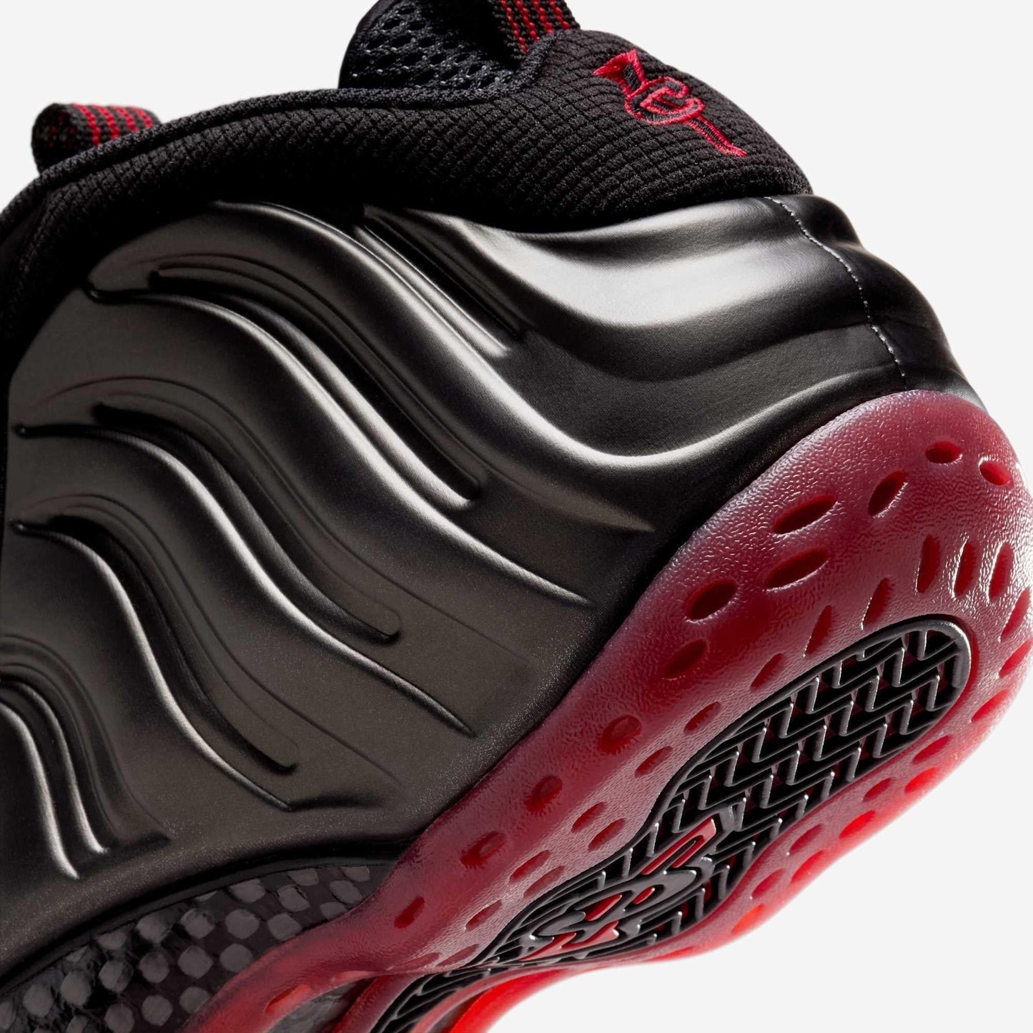 Nike Air Foamposite One 'Cough Drop / Bred' (2025) [IB2219-001] Athletic Basketball Sports Sneakers in Black / Varsity Red for Unisex Adult Mens - AVBL MRKT (8)