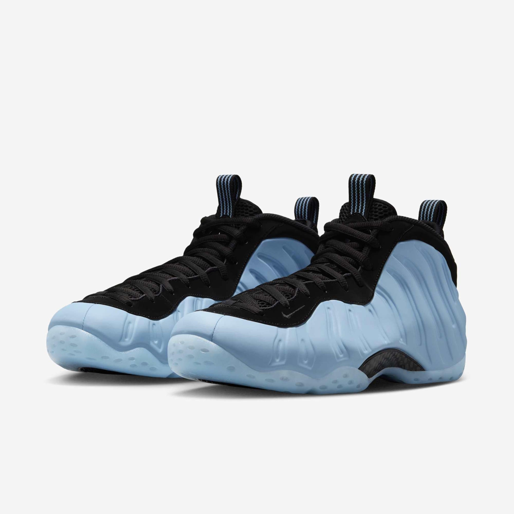 Nike Air Foamposite One 'Psychic Blue / UNC' (2025) [HJ6014-400] Athletic Basketball Sports Sneakers in Psychic Blue / Black for Unisex Adult Mens - AVBL MRKT (1)