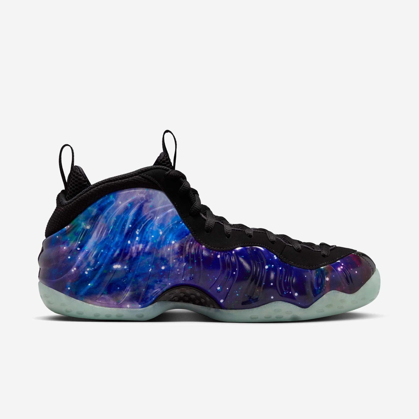 Nike Air Foamposite One QS 'Galaxy / All-Star' (2025) [FQ4303-400] Athletic Basketball Sports Sneakers in Obsidian / Anthracite - Black for Unisex Adult Mens - AVBL MRKT (4)