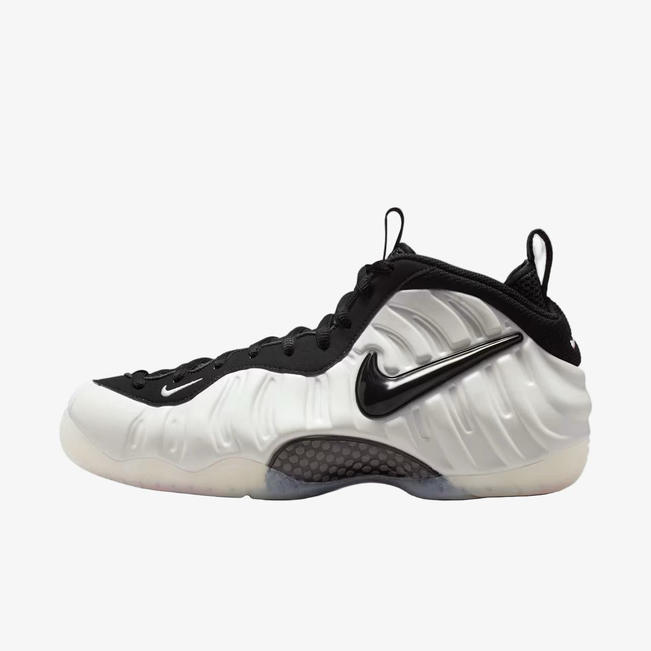 Nike Air Foamposite Pro 'Pearl' (2025) [HF0794-200] Athletic Basketball Sports Sneakers in Pearl White / White - Black - True Red for Unisex Adult Mens - AVBL MRKT (2)