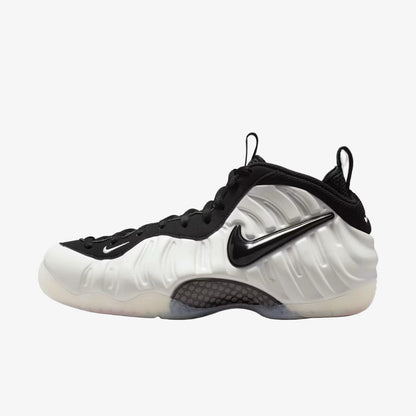 Nike Air Foamposite Pro 'Pearl' (2025) [HF0794-200] Athletic Basketball Sports Sneakers in Pearl White / White - Black - True Red for Unisex Adult Mens - AVBL MRKT (2)