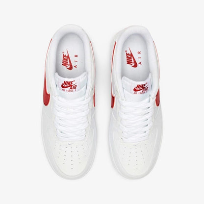 Nike Air Force 1 Low '07 'Gym Red' (2019) [AO2423-102] Athletic Basketball Casual Fashion Sports Sneakers in White / Gym Red for Unisex Adult Mens - AVBL MRKT (5)