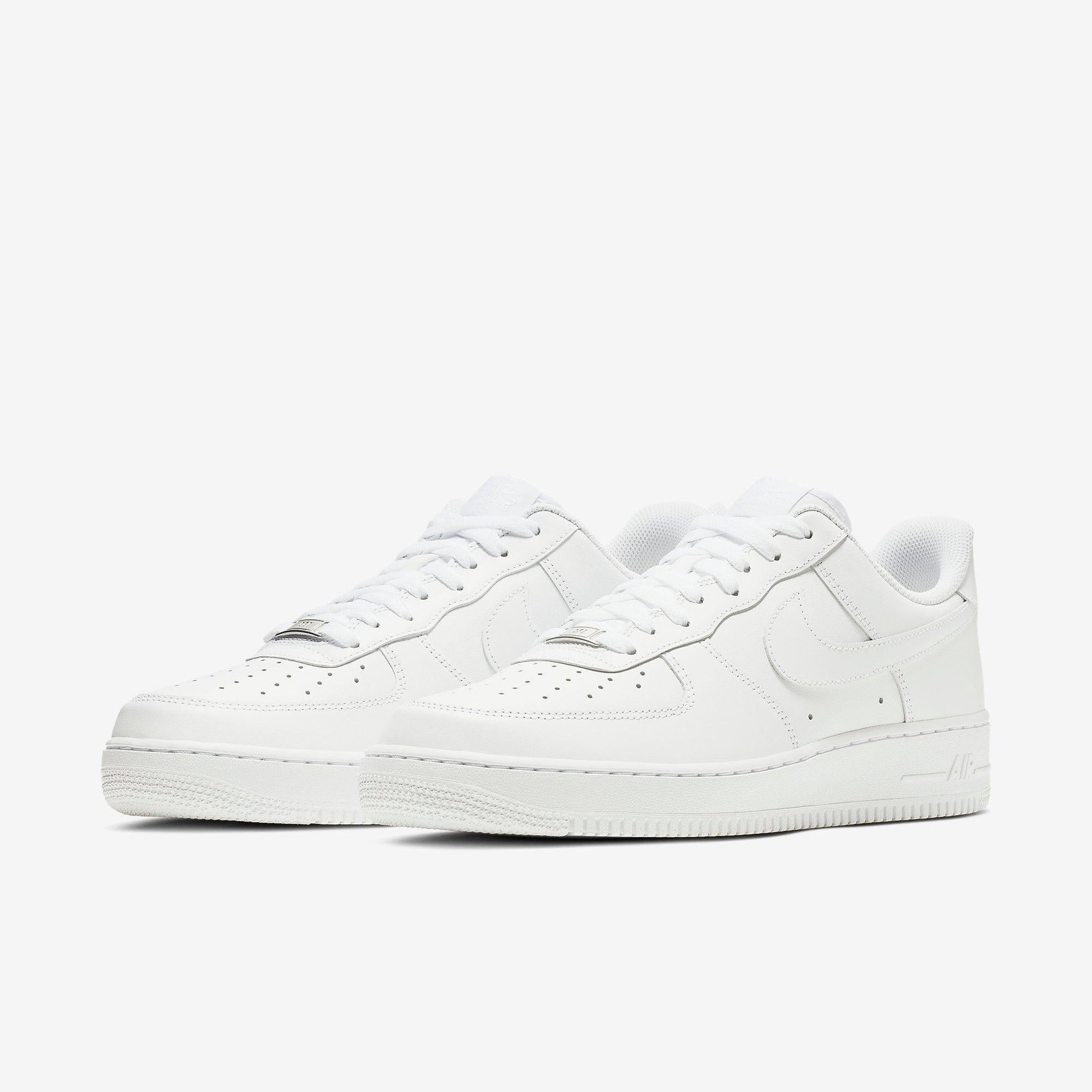 Nike Air Force 1 Low '07 'Triple White' [CW2288-111] Athletic Basketball Casual Fashion Sports Sneakers in White / White - White for Unisex Adult Mens - AVBL MRKT (1)