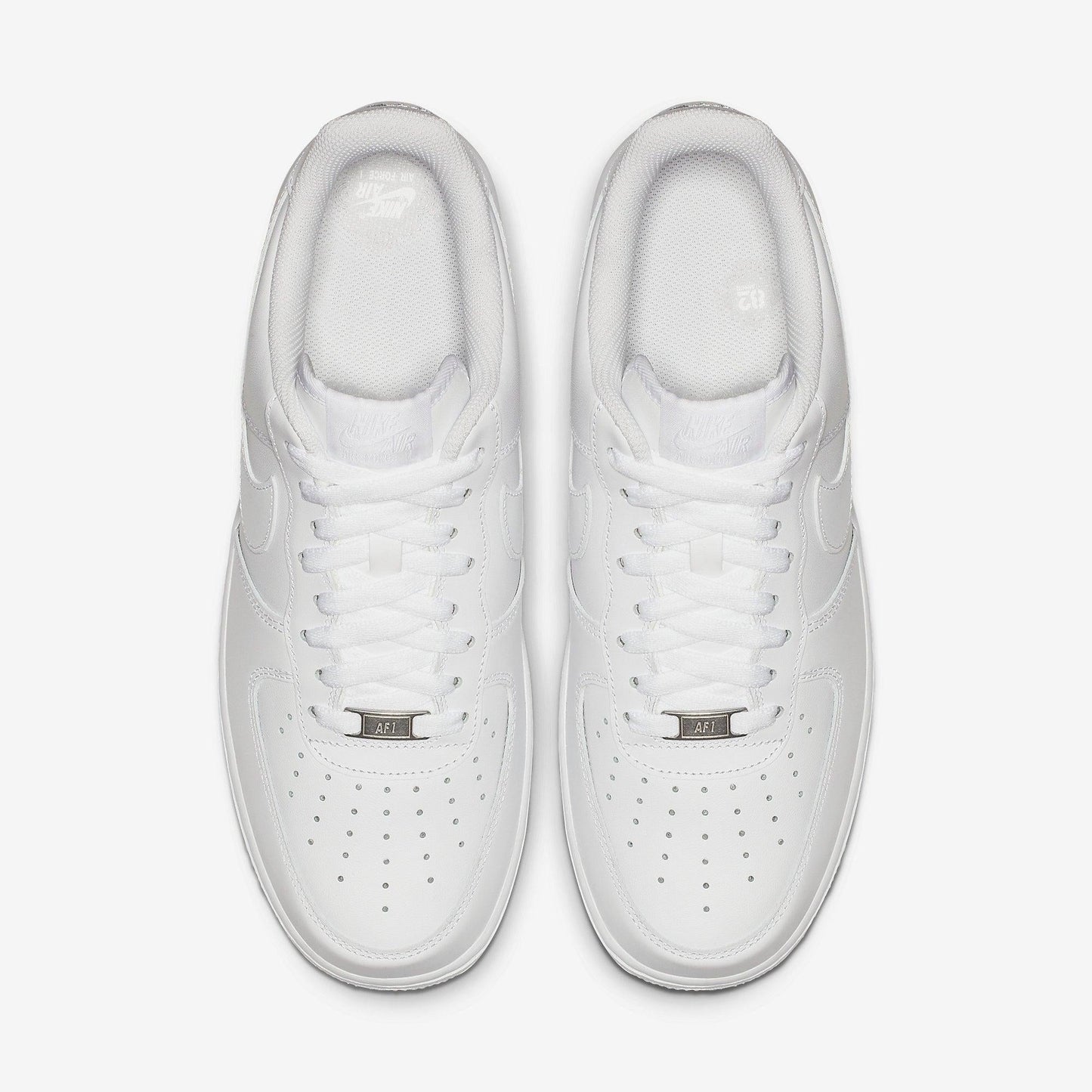 Nike Air Force 1 Low '07 'Triple White' [CW2288-111] Athletic Basketball Casual Fashion Sports Sneakers in White / White - White for Unisex Adult Mens - AVBL MRKT (5)