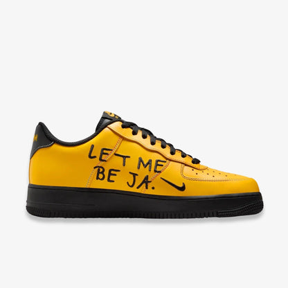 Nike Air Force 1 Low '07 x Ja Morant 'Let Me Be Ja / 12 AM' (2025) [IQ2713-700] Athletic Basketball Casual Fashion Sports Sneakers in Sundial / Black - Cobalt Bliss for Unisex Adult Mens - AVBL MRKT (4)