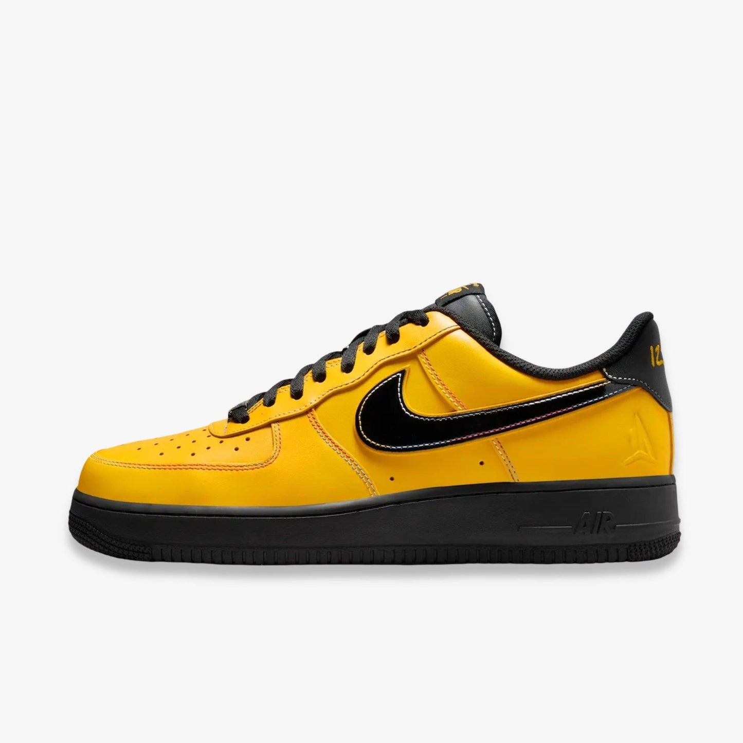 Nike Air Force 1 Low '07 x Ja Morant 'Let Me Be Ja / 12 AM' (2025) [IQ2713-700] Athletic Basketball Casual Fashion Sports Sneakers in Sundial / Black - Cobalt Bliss for Unisex Adult Mens - AVBL MRKT (2)