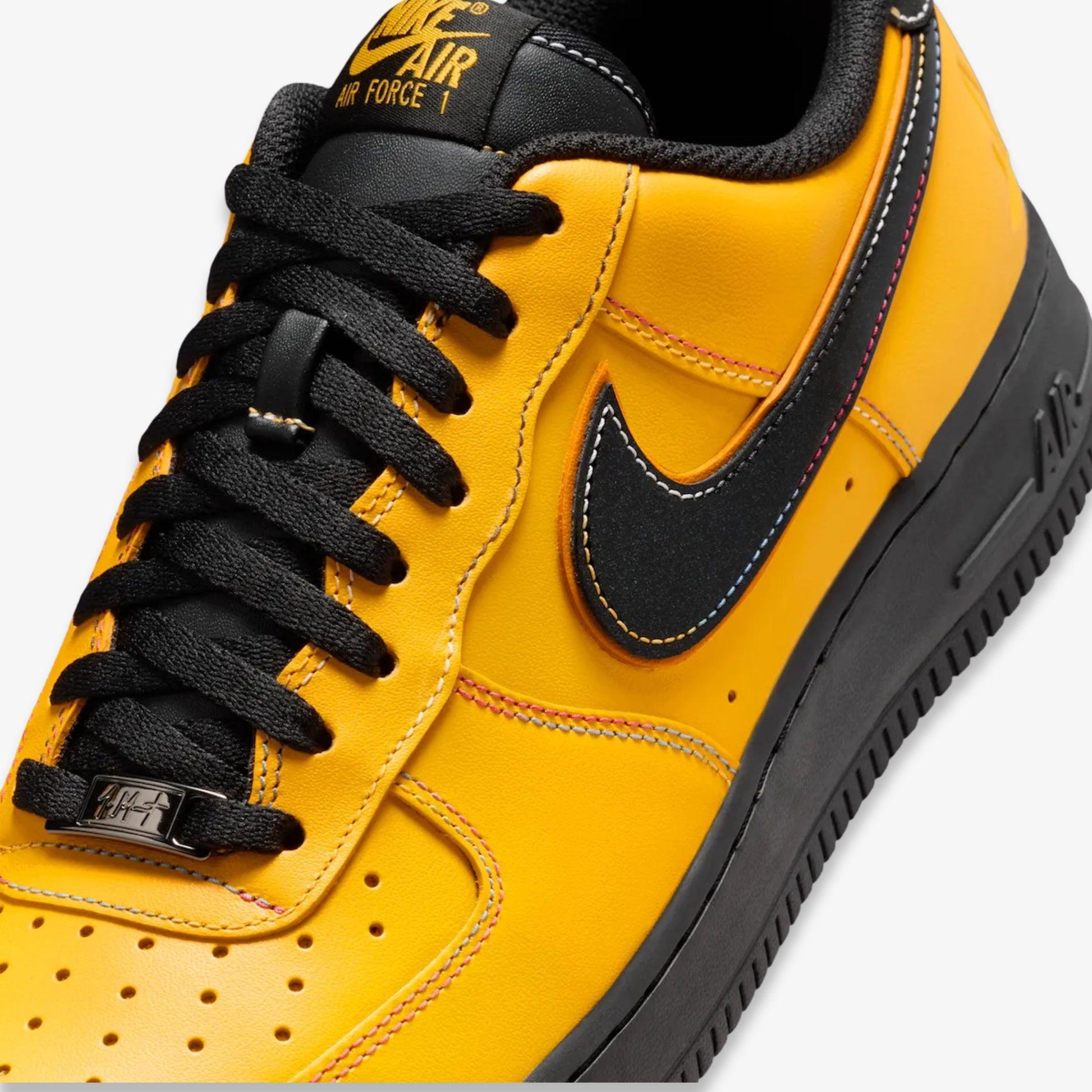 Nike Air Force 1 Low '07 x Ja Morant 'Let Me Be Ja / 12 AM' (2025) [IQ2713-700] Athletic Basketball Casual Fashion Sports Sneakers in Sundial / Black - Cobalt Bliss for Unisex Adult Mens - AVBL MRKT (7)