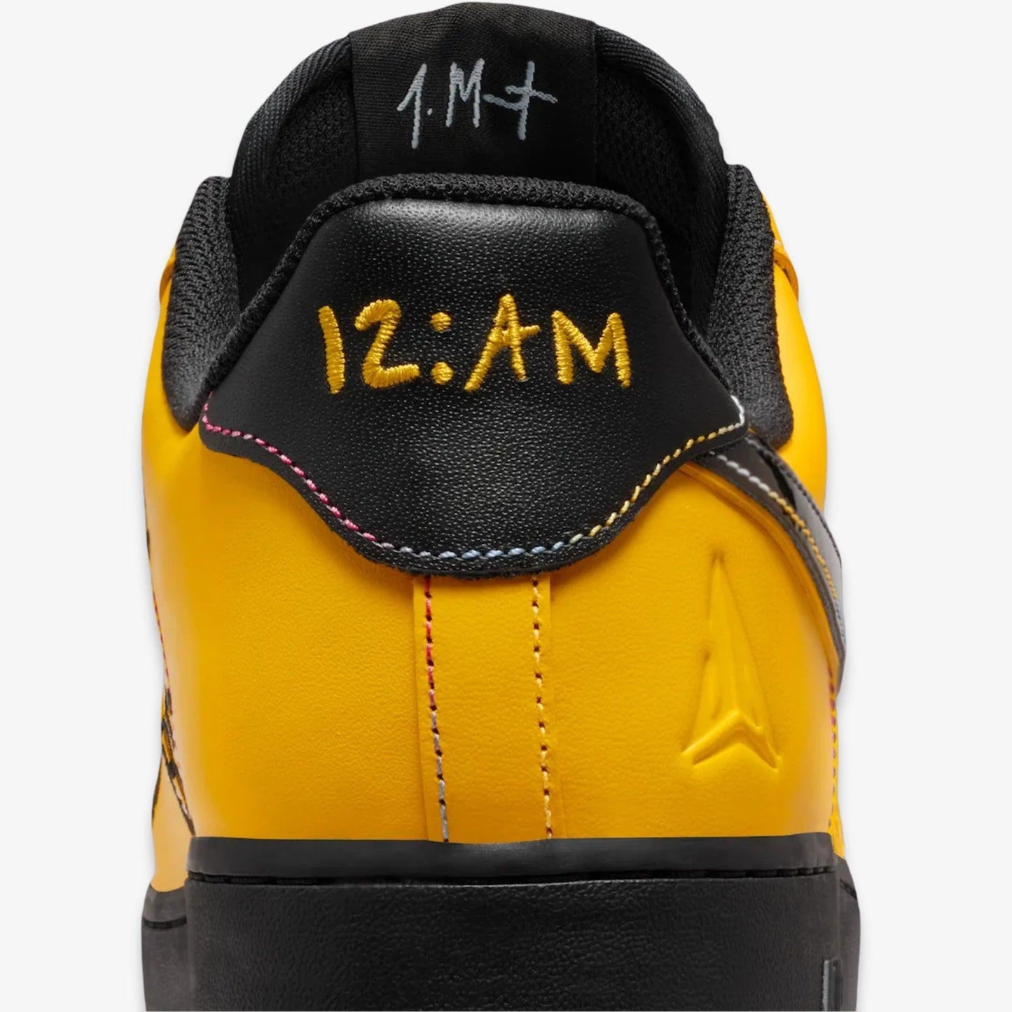 Nike Air Force 1 Low '07 x Ja Morant 'Let Me Be Ja / 12 AM' (2025) [IQ2713-700] Athletic Basketball Casual Fashion Sports Sneakers in Sundial / Black - Cobalt Bliss for Unisex Adult Mens - AVBL MRKT (9)