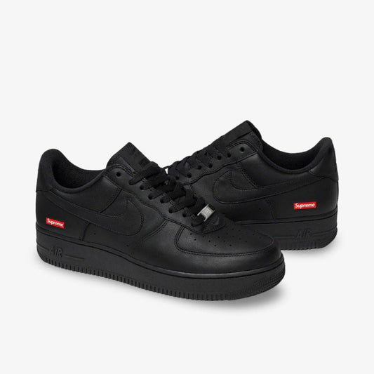 Nike Air Force 1 Low SP x Supreme 'Box Logo' Black / Varsity Red [CU9225-001] Athletic Basketball Casual Fashion Sports Sneakers for Unisex Adult Mens - AVBL MRKT (1)
