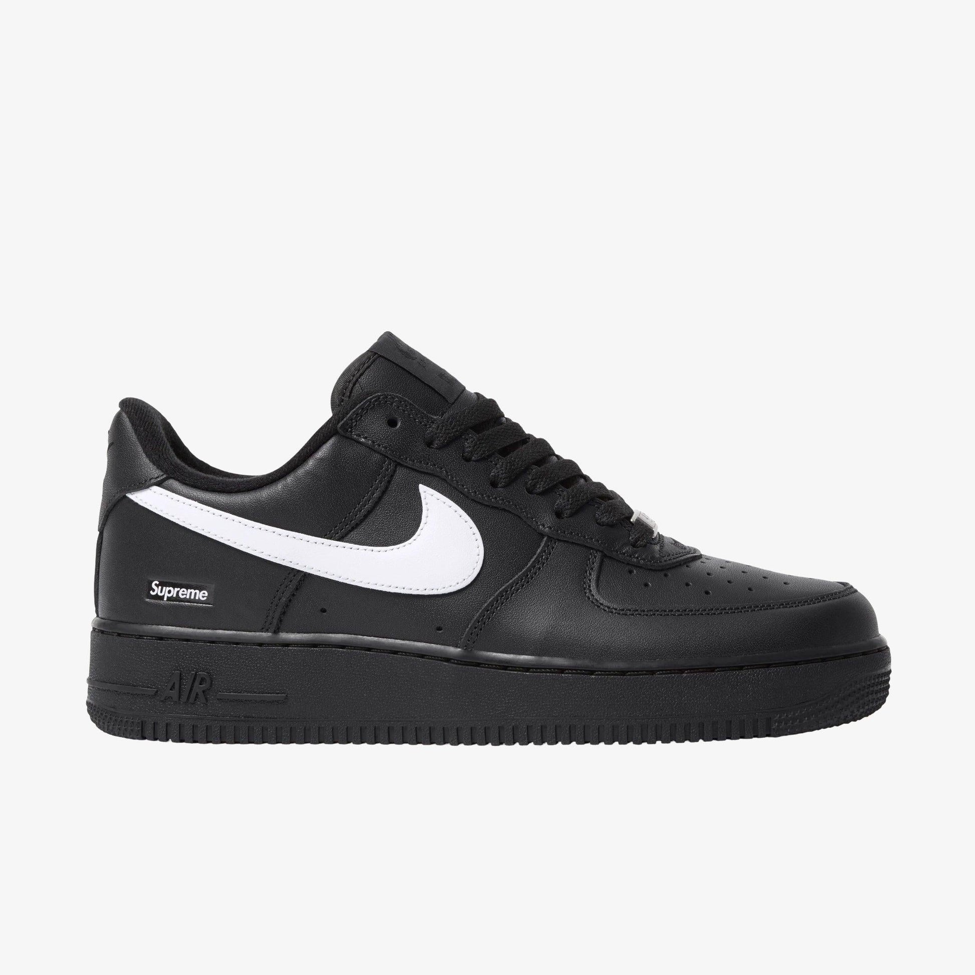 Nike Air Force 1 Low SP x Supreme 'Box Logo' Black / White (2025) [CU9225-002] Athletic Basketball Casual Fashion Sports Sneakers for Unisex Adult Mens - AVBL MRKT (2)