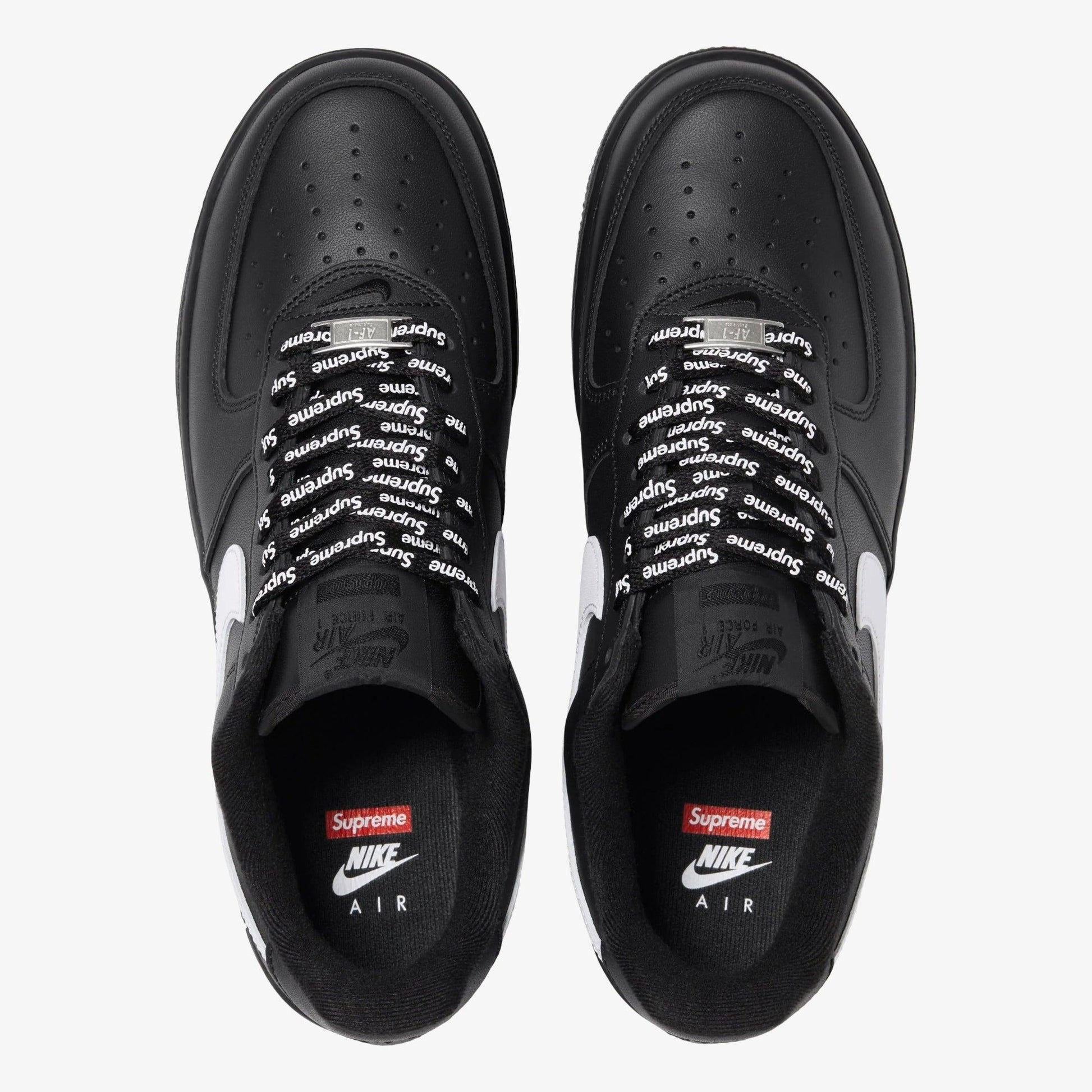 Nike Air Force 1 Low SP x Supreme 'Box Logo' Black / White (2025) [CU9225-002] Athletic Basketball Casual Fashion Sports Sneakers for Unisex Adult Mens - AVBL MRKT (4)
