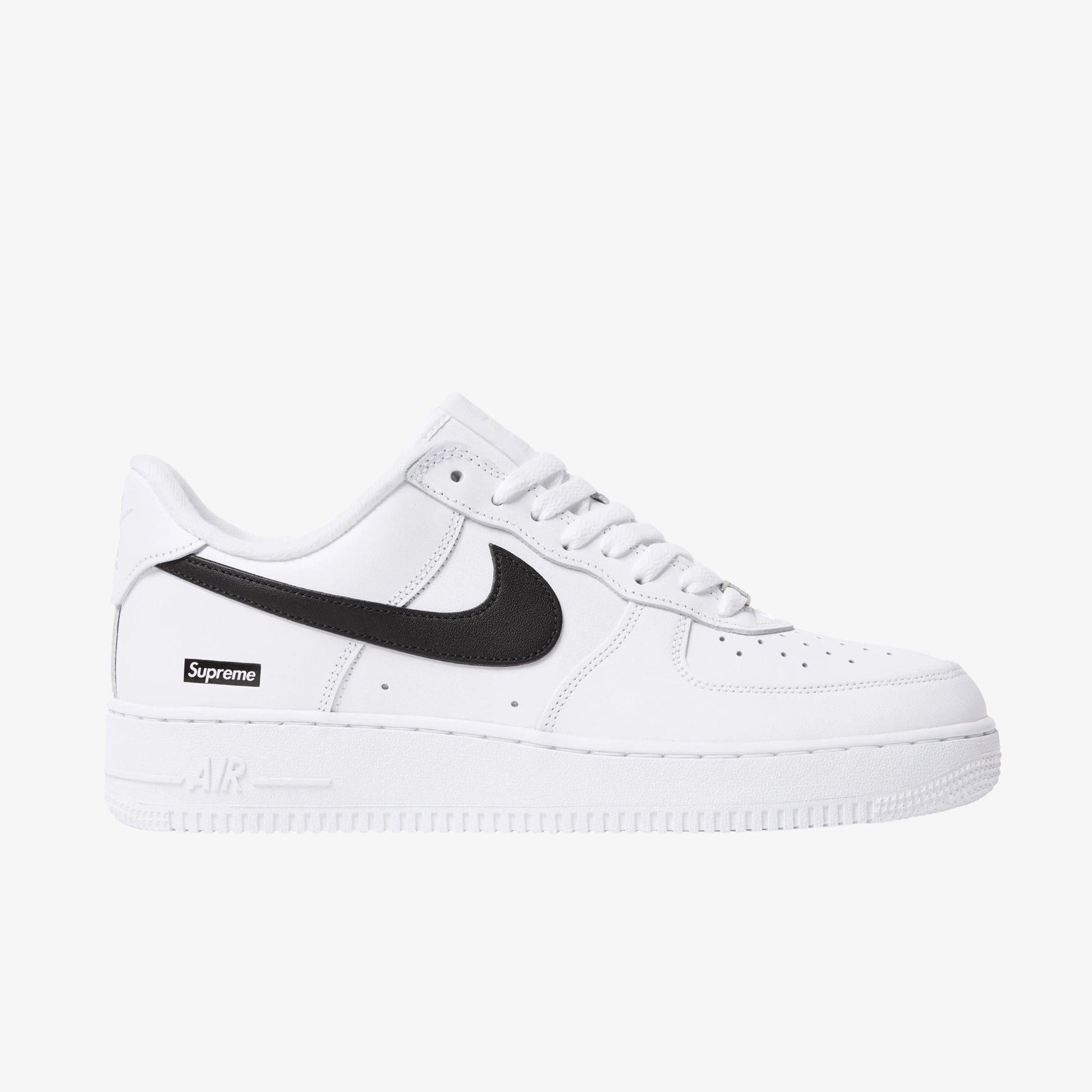 Nike Air Force 1 Low SP x Supreme 'Box Logo' White / Black (2025) [CU9225-102] Athletic Basketball Casual Fashion Sports Sneakers for Unisex Adult Mens - AVBL MRKT (2)