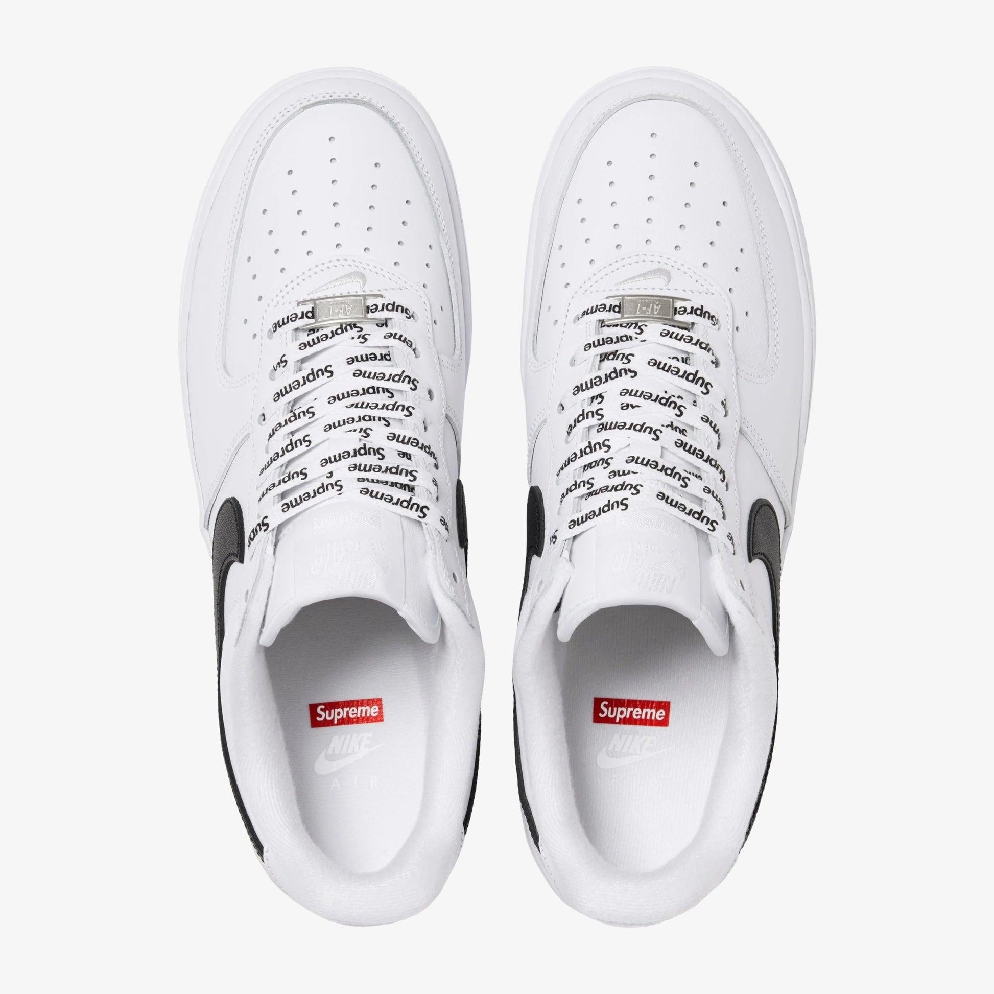 Nike Air Force 1 Low SP x Supreme 'Box Logo' White / Black (2025) [CU9225-102] Athletic Basketball Casual Fashion Sports Sneakers for Unisex Adult Mens - AVBL MRKT (4)