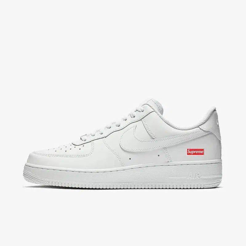 Nike Air Force 1 Low SP x Supreme 'Box Logo' White / Varsity Red [CU9225-100] Athletic Basketball Casual Fashion Sports Sneakers for Unisex Adult Mens - AVBL MRKT (2)