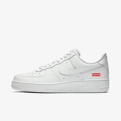 Nike Air Force 1 Low SP x Supreme 'Box Logo' White / Varsity Red [CU9225-100] Athletic Basketball Casual Fashion Sports Sneakers for Unisex Adult Mens - AVBL MRKT (2)