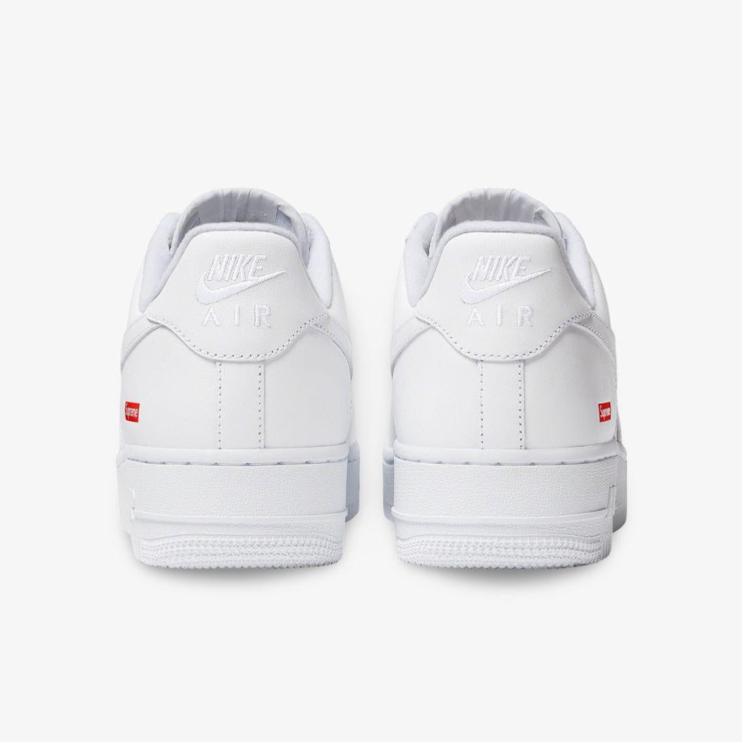 Nike Air Force 1 Low SP x Supreme 'Box Logo' White / Varsity Red [CU9225-100] Athletic Basketball Casual Fashion Sports Sneakers for Unisex Adult Mens - AVBL MRKT (5)