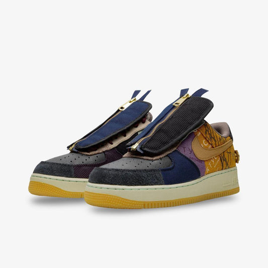 Nike Air Force 1 Low x Travis Scott 'Cactus Jack' (2019) [CN2405-900] Athletic Basketball Casual Fashion Sports Sneakers in Multi-Color / Muted Bronze for Unisex Adult Mens - AVBL MRKT (1)