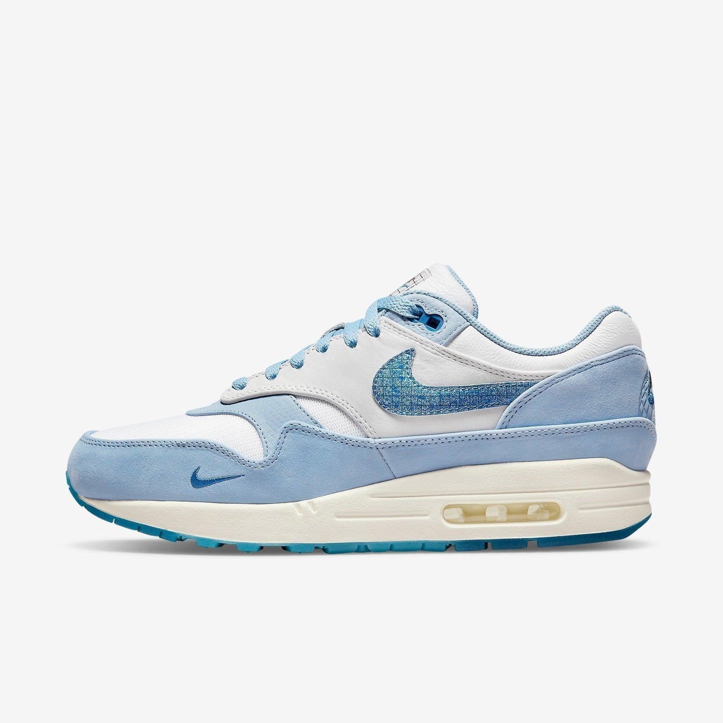 Nike Air Max 1 Premium 'Air Max Day Blueprint' (2022) [DR0448-100] Athletic Casual Fashion Running Sports Sneakers in White / Dark Marina Blue for Unisex Adult Mens - AVBL MRKT (2)