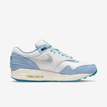 Nike Air Max 1 Premium 'Air Max Day Blueprint' (2022) [DR0448-100] Athletic Casual Fashion Running Sports Sneakers in White / Dark Marina Blue for Unisex Adult Mens - AVBL MRKT (4)