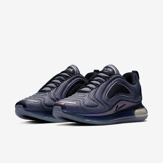 Nike Air Max 720 'Northern Lights Night' (2019) [AO2924-001] Athletic Casual Fashion Running Sports Sneakers in Metallic Silver / Black - Purple for Unisex Adult Mens - AVBL MRKT (1)