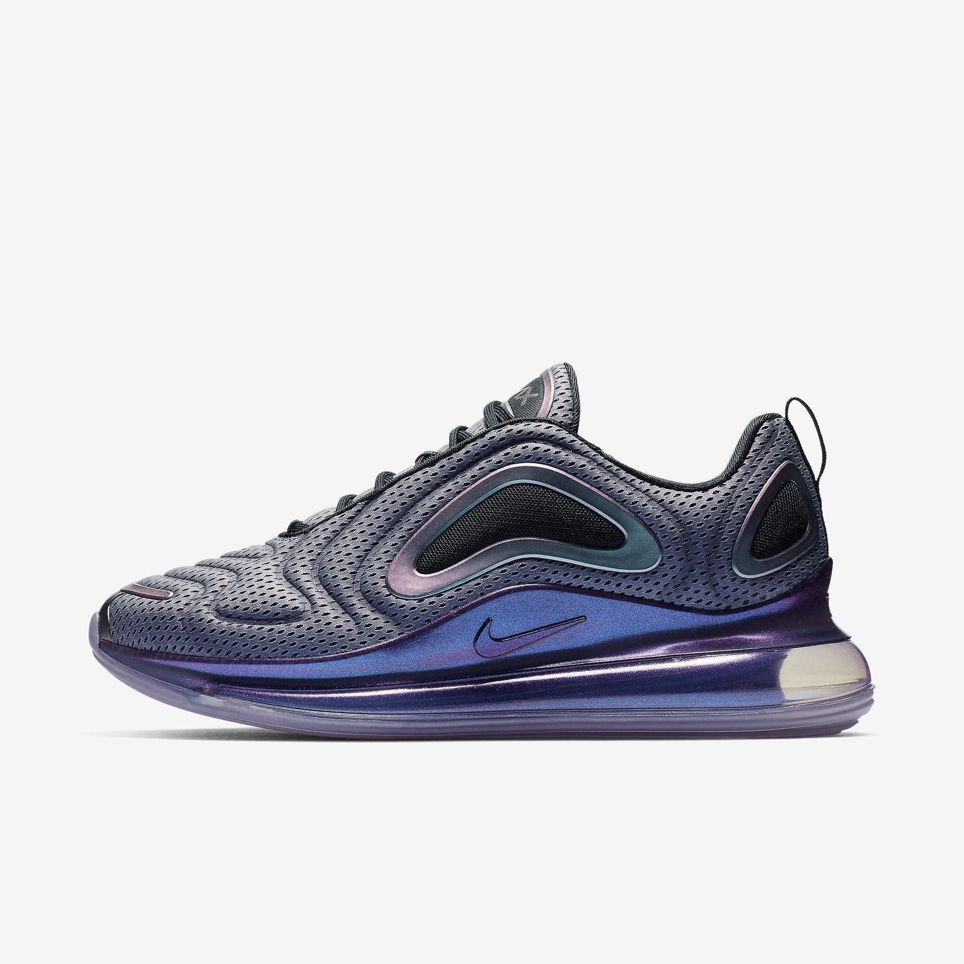 Nike Air Max 720 'Northern Lights Night' (2019) [AO2924-001] Athletic Casual Fashion Running Sports Sneakers in Metallic Silver / Black - Purple for Unisex Adult Mens - AVBL MRKT (2)