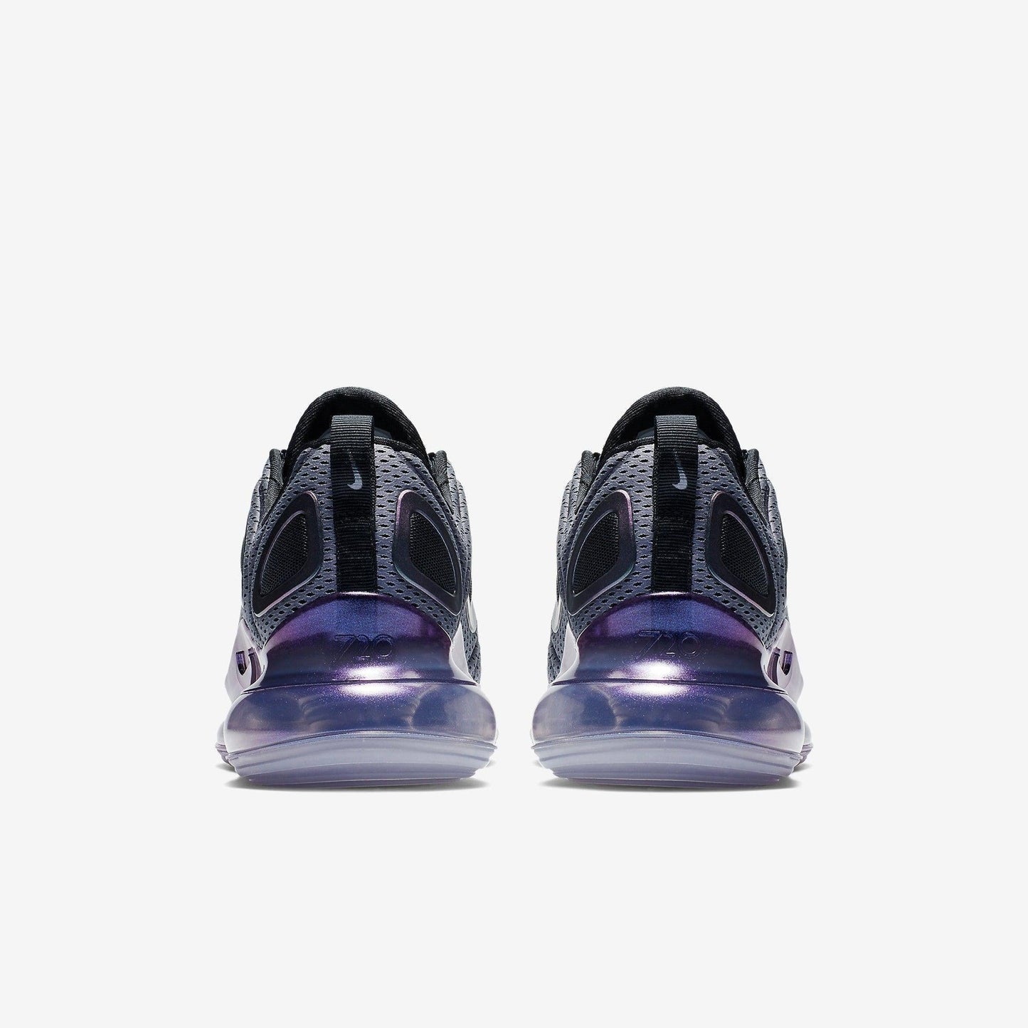 Nike Air Max 720 'Northern Lights Night' (2019) [AO2924-001] Athletic Casual Fashion Running Sports Sneakers in Metallic Silver / Black - Purple for Unisex Adult Mens - AVBL MRKT (6)
